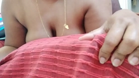 Mature boob fondling