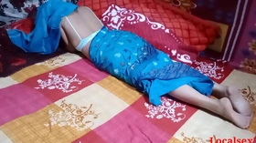 Blue Saree Bhabi Sex In Student (Official Video By Localsex31)
