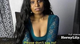 Bored Indian Housewife begs for threesome in Hindi with Eng subtitles