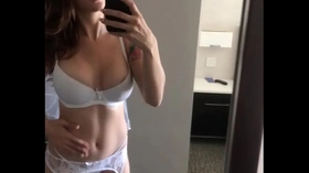 Horny Milf Masturbates on Wedding Day