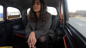 Fake Taxi Asian babe gets her tights ripped and pussy fucked by Italian cabbie
